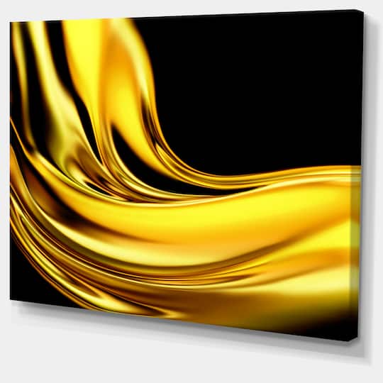 Designart - Yellow Gold Texture Pattern